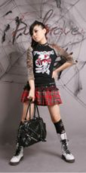  LONGSLEEV Punk Rave T-213/BK -  