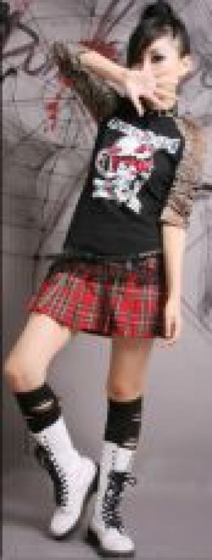  LONGSLEEV Punk Rave T-213/BK -  