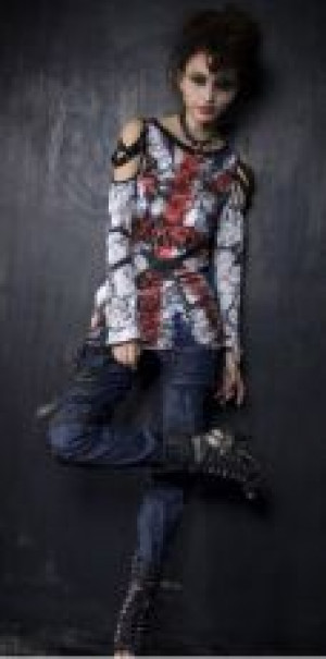  PANTS Punk Rave K-110/BL -  