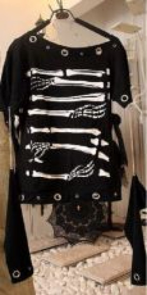  T-SHIRT Punk Rave T-178/BK -  