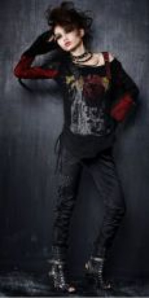  PANTS Punk Rave K-100/BK -  