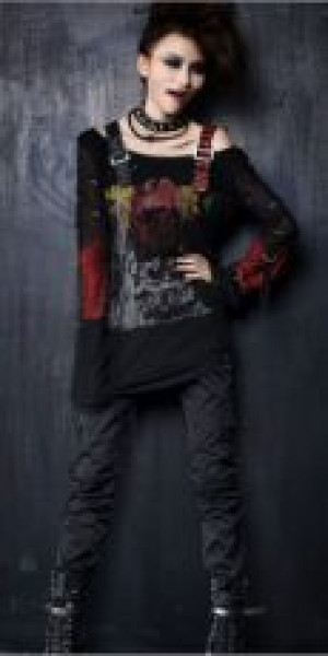  PANTS Punk Rave K-100/BK -  