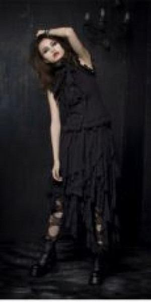  c  BLOUSE Punk Rave Y-301/BK-RD -  