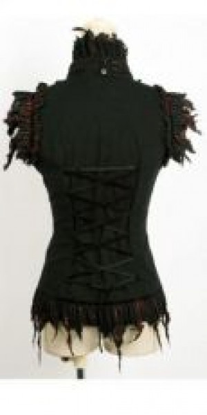  c  BLOUSE Punk Rave Y-301/BK-RD -  