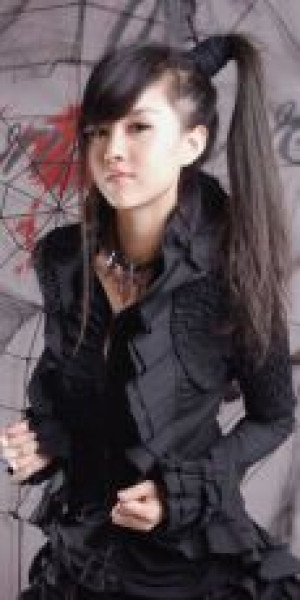  BLOUSE Punk Rave Y-239/BK -  