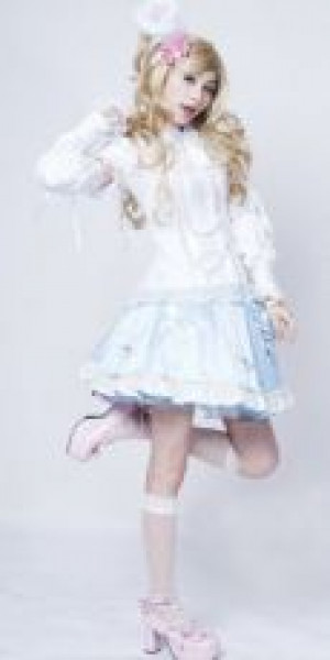  c  BLOUSE Punk Rave Y-248/WH -  