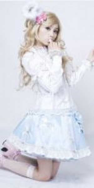  c  BLOUSE Punk Rave Y-248/WH -  
