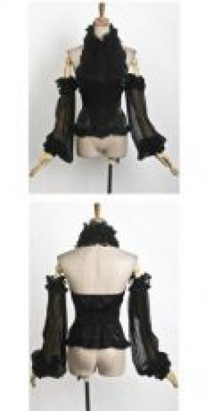  c  BLOUSE Punk Rave LY-032/BK -  