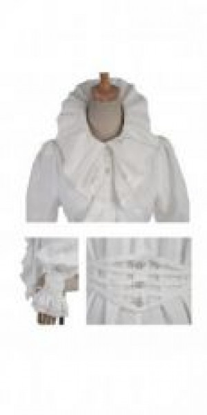 Рубашка c жабо BLOUSE - Изображение 7