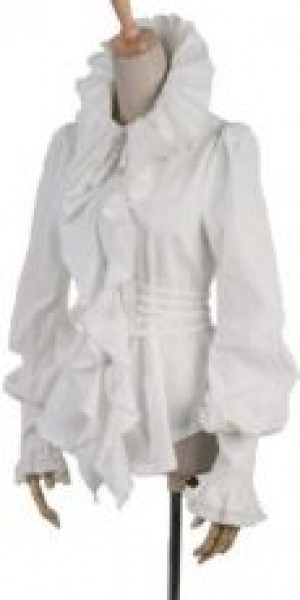 Рубашка c жабо BLOUSE - Изображение 9
