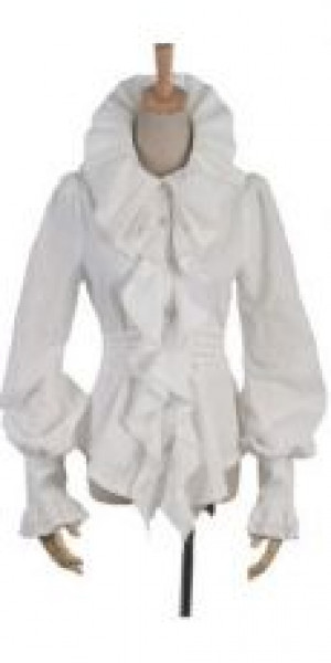 Рубашка c жабо BLOUSE - Изображение 8