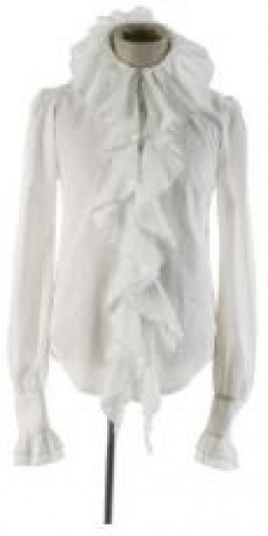 Рубашка c жабо BLOUSE - Изображение 12