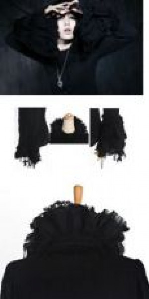  c  BLOUSE Punk Rave Y-392/BK -  