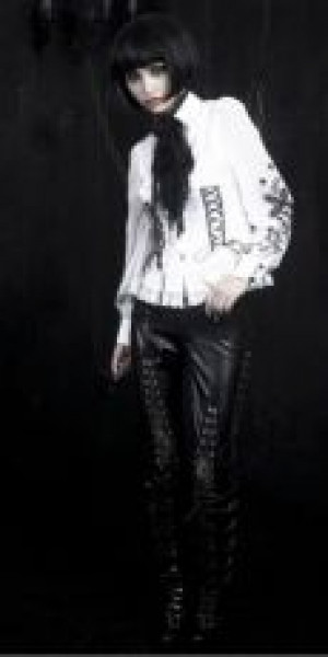  c  BLOUSE Punk Rave Y-385/WH -  