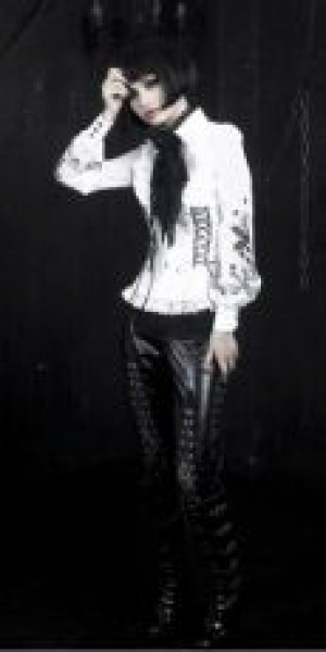  c  BLOUSE Punk Rave Y-385/WH -  