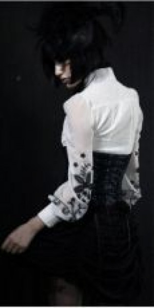 c  BLOUSE Punk Rave Y-385/WH -  