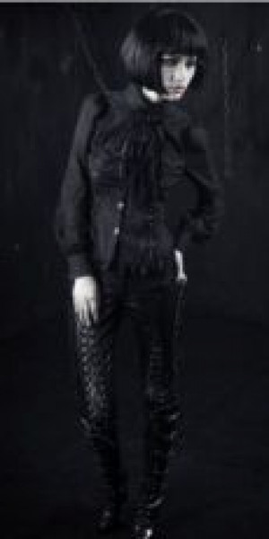  c  BLOUSE Punk Rave Y-385/BK -  