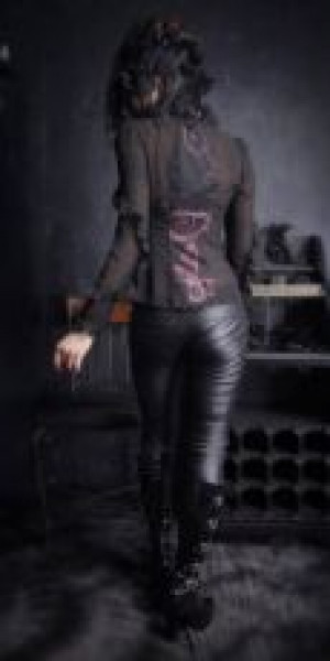  c  BLOUSE Punk Rave Y-356/BK-RD -  