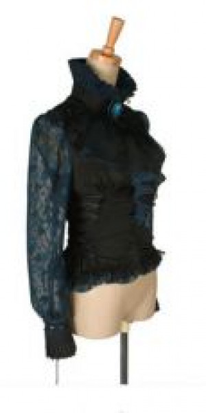  c  BLOUSE Punk Rave Y-361/BK-BL -  