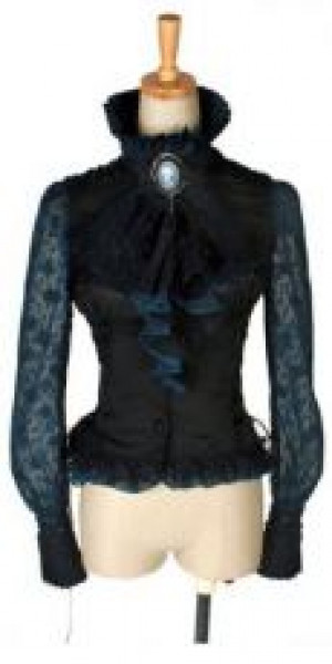  c  BLOUSE Punk Rave Y-361/BK-BL -  