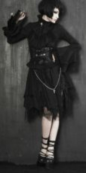  c  BLOUSE Punk Rave Y-213/BK -  