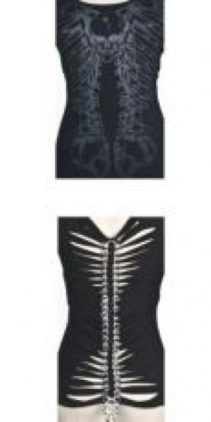  T-SHIRT Punk Rave T-285/BK -  