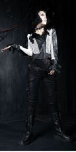  TROUSERS Punk Rave K-136/BK -  