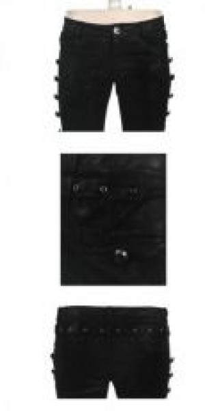  TROUSERS Punk Rave K-136/BK -  