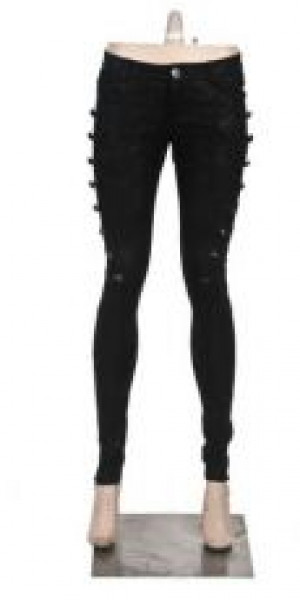  TROUSERS Punk Rave K-136/BK -  