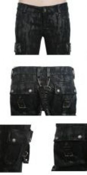  TROUSERS Punk Rave K-137/BK -  