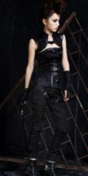 TROUSERS Punk Rave K-102/BK -  