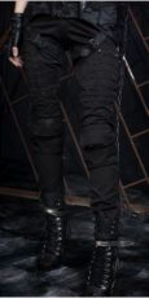  TROUSERS Punk Rave K-102/BK -  
