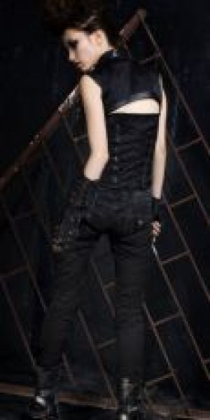  TROUSERS Punk Rave K-102/BK -  
