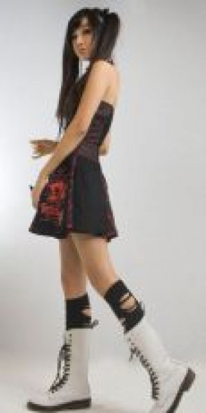  DRESS Punk Rave Q-112/BK-RD -  
