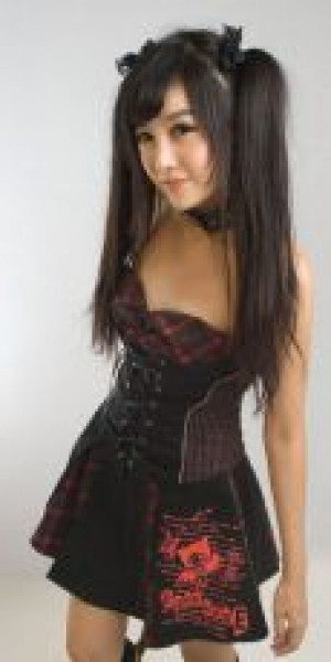  DRESS Punk Rave Q-112/BK-RD -  