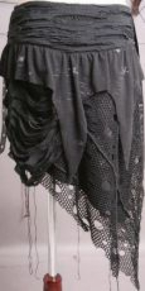  =SKIRT= Punk Rave Q-098/BK -  