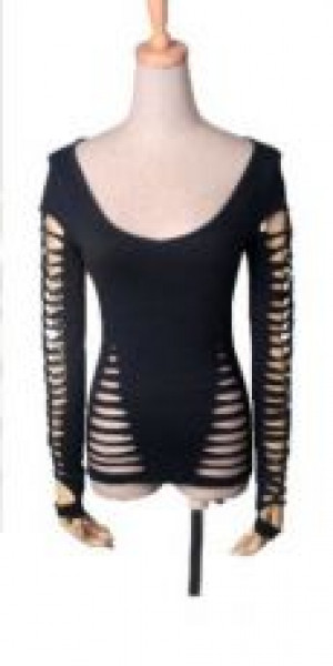  T-SHIRT Punk Rave T-302/BK -  