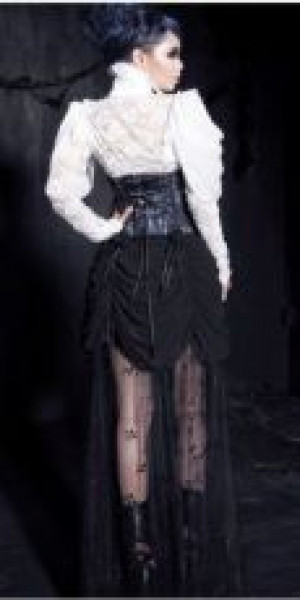  c  BLOUSE Punk Rave Y-411/WH -  