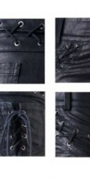  TROUSERS Punk Rave K-142/BK -  