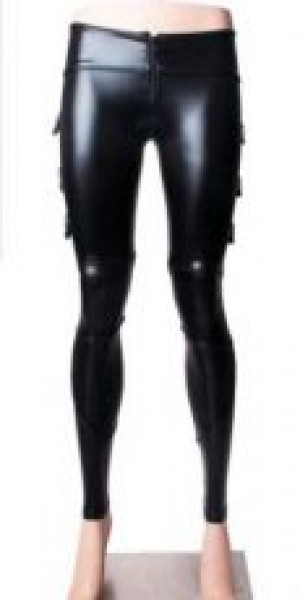  TROUSERS Punk Rave K-143/BK -  
