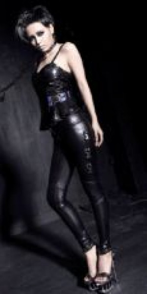  TROUSERS Punk Rave K-143/BK -  
