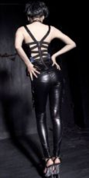 TROUSERS Punk Rave K-143/BK -  