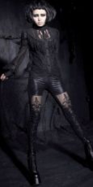  =TROUSERS= Punk Rave +K-144/BK -  