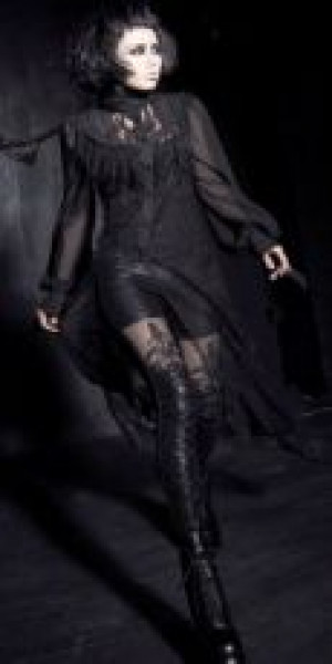 =TROUSERS= Punk Rave +K-144/BK -  