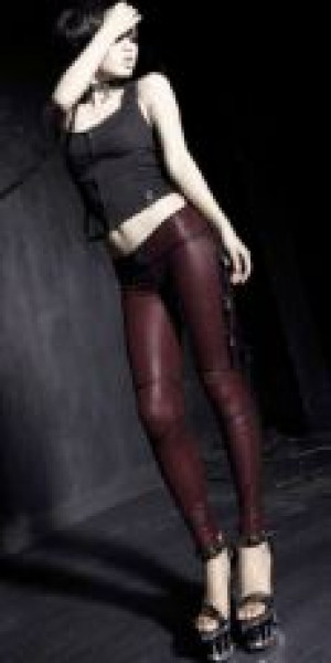  TROUSERS Punk Rave K-149/RD -  