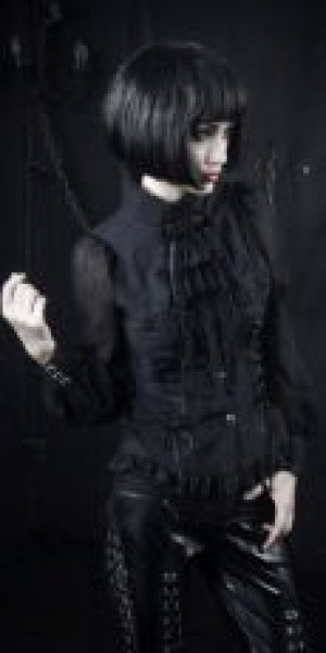  c  BLOUSE Punk Rave Y-385/BK -  