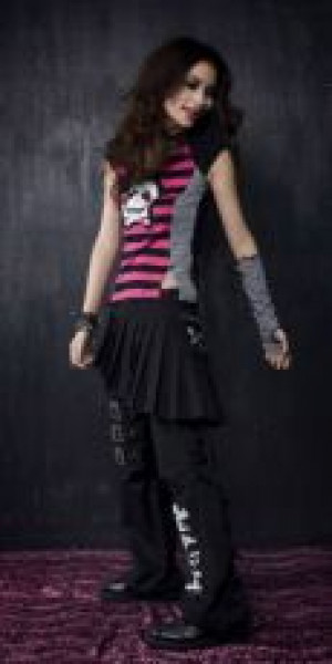  TROUSERS Punk Rave K-013/BK -  