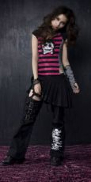  TROUSERS Punk Rave K-013/BK -  