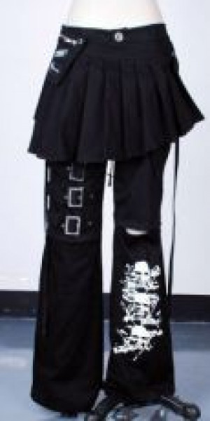  TROUSERS Punk Rave K-013/BK -  
