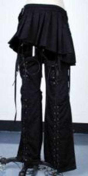  TROUSERS Punk Rave K-013/BK -  